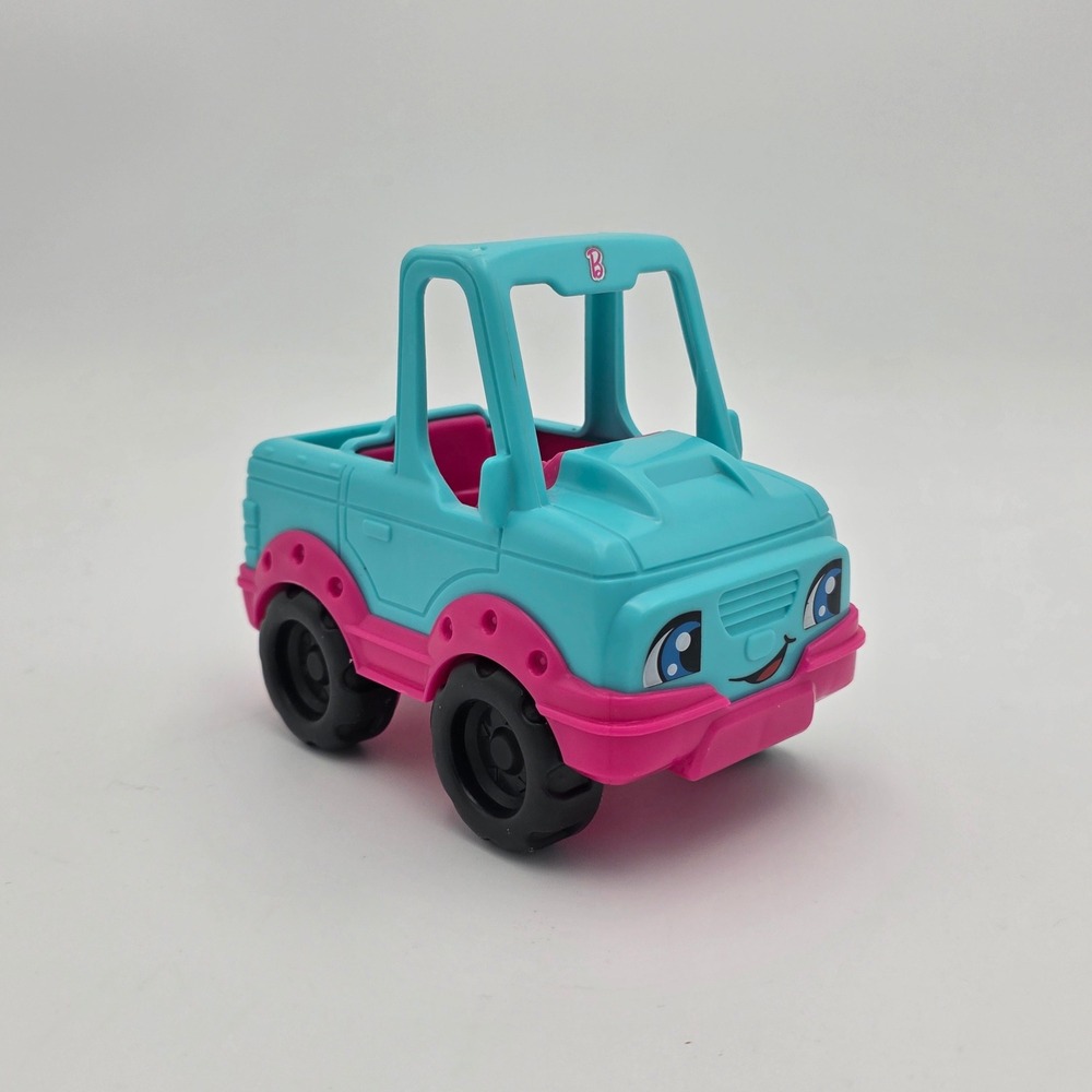 Fisher Price Little People Barbie Pink Teal SUV Car Toy Kids Play‎ Fun